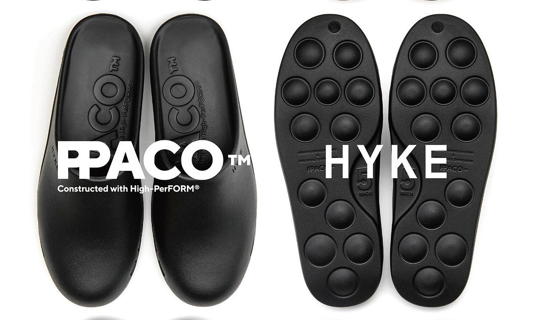 HYKE x PPACO 合作鞋款来袭