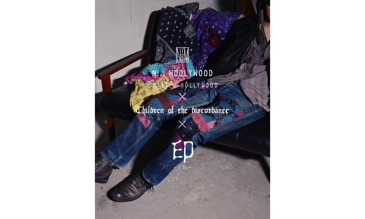 Children of the discordance x N.HOOLYWOOD 联名产品将于 IN URADERA 独家发售