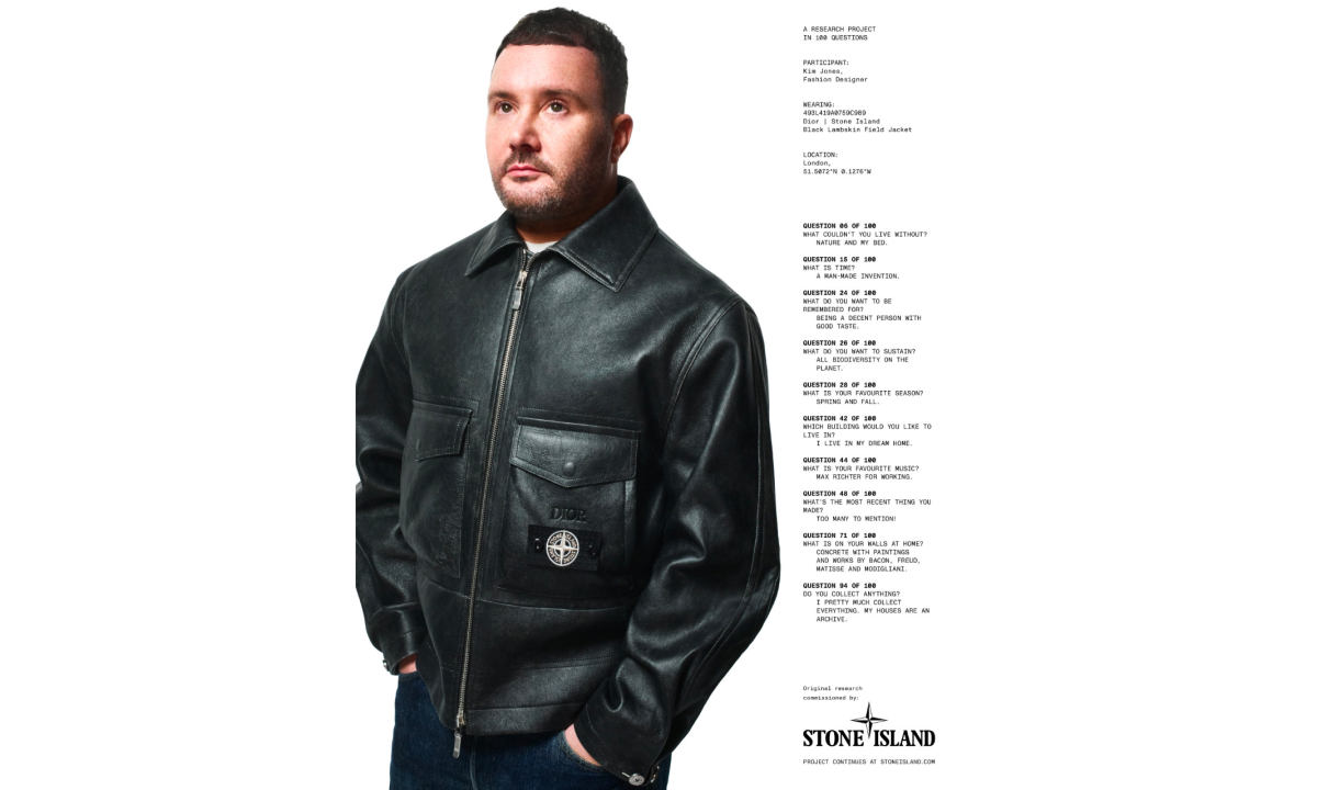 Kim Jones 身着 DIOR x STONE ISLAND 联名出镜 2024 秋冬系列广告大片