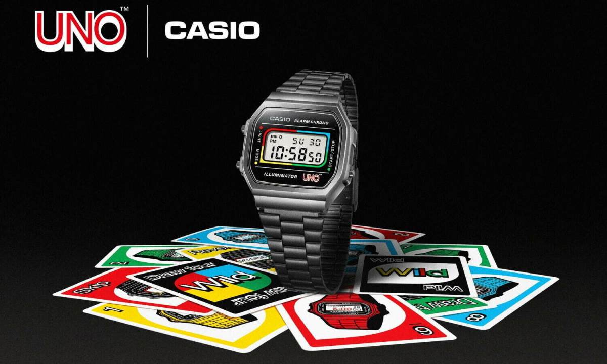 CASIO x UNO 合作款腕表登场