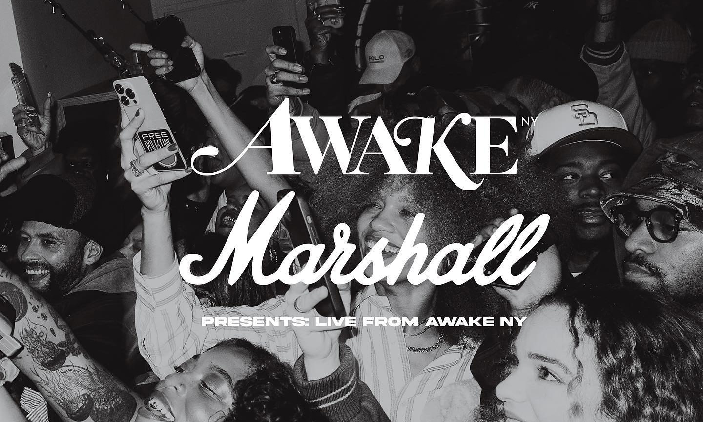 Awake NY x Marshall 发布合作活动「Live from Awake NY」