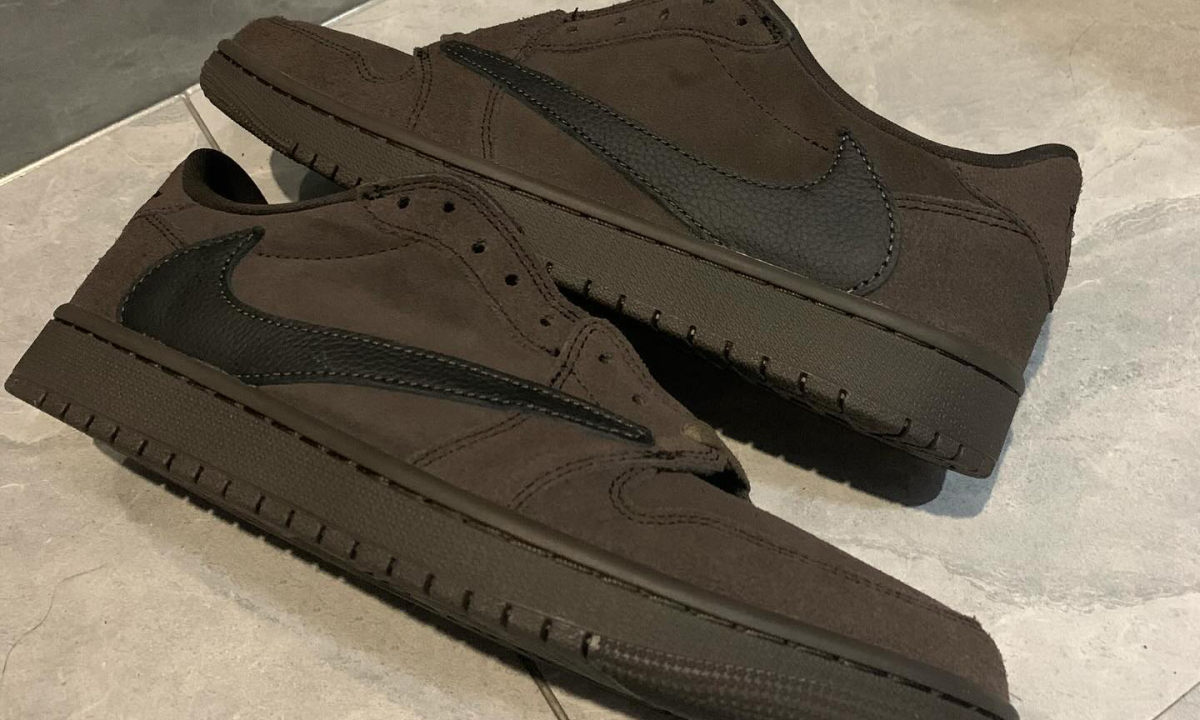 Travis Scott x Air Jordan I Low「Velvet Brown」实物亮相
