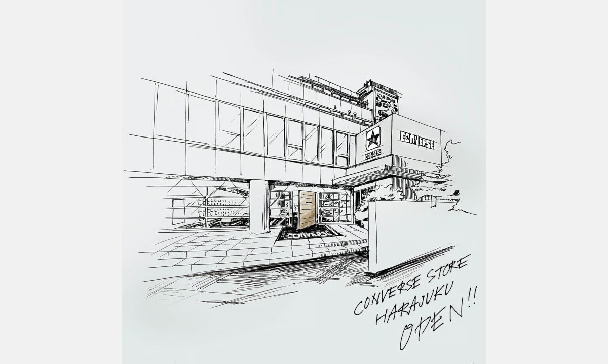 CONVERSE 首家日本旗舰店即将落成