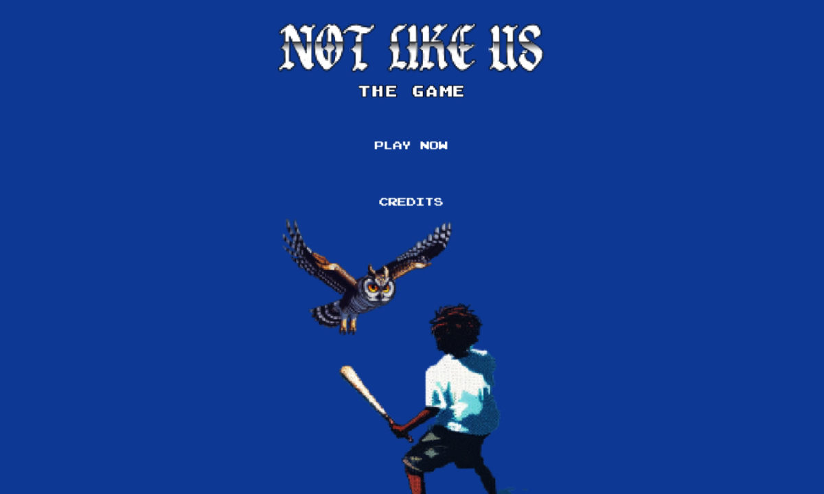 《Not Like Us》像素小游戏上线