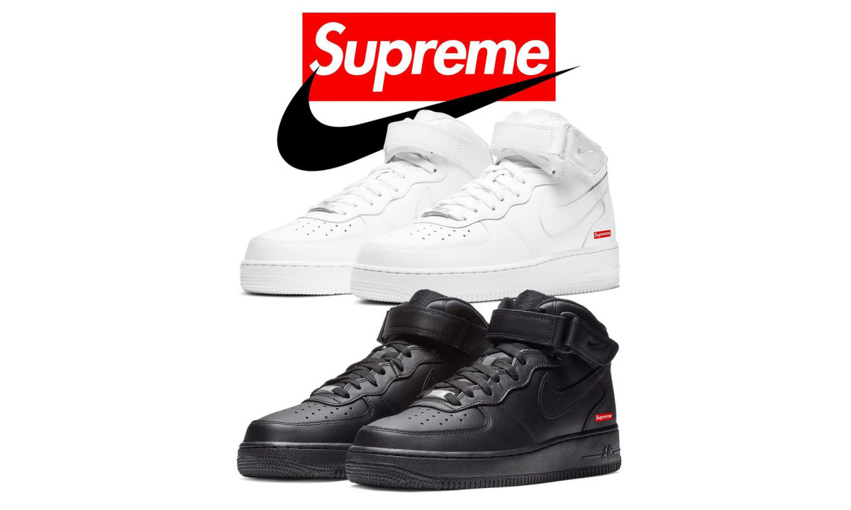 Supreme 将于下半年带来  Nike Air Force 1 Mid 合作鞋款