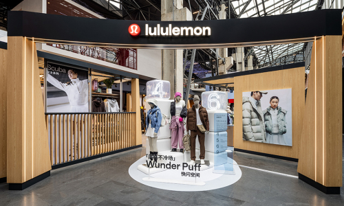 风格不冷场，lululemon Wunder Puff 快闪空间登陆冰城