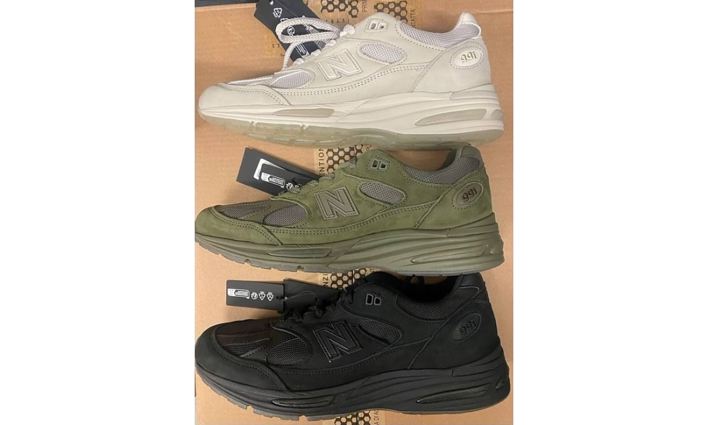 抢先预览 Stone Island x New Balance 合作鞋款