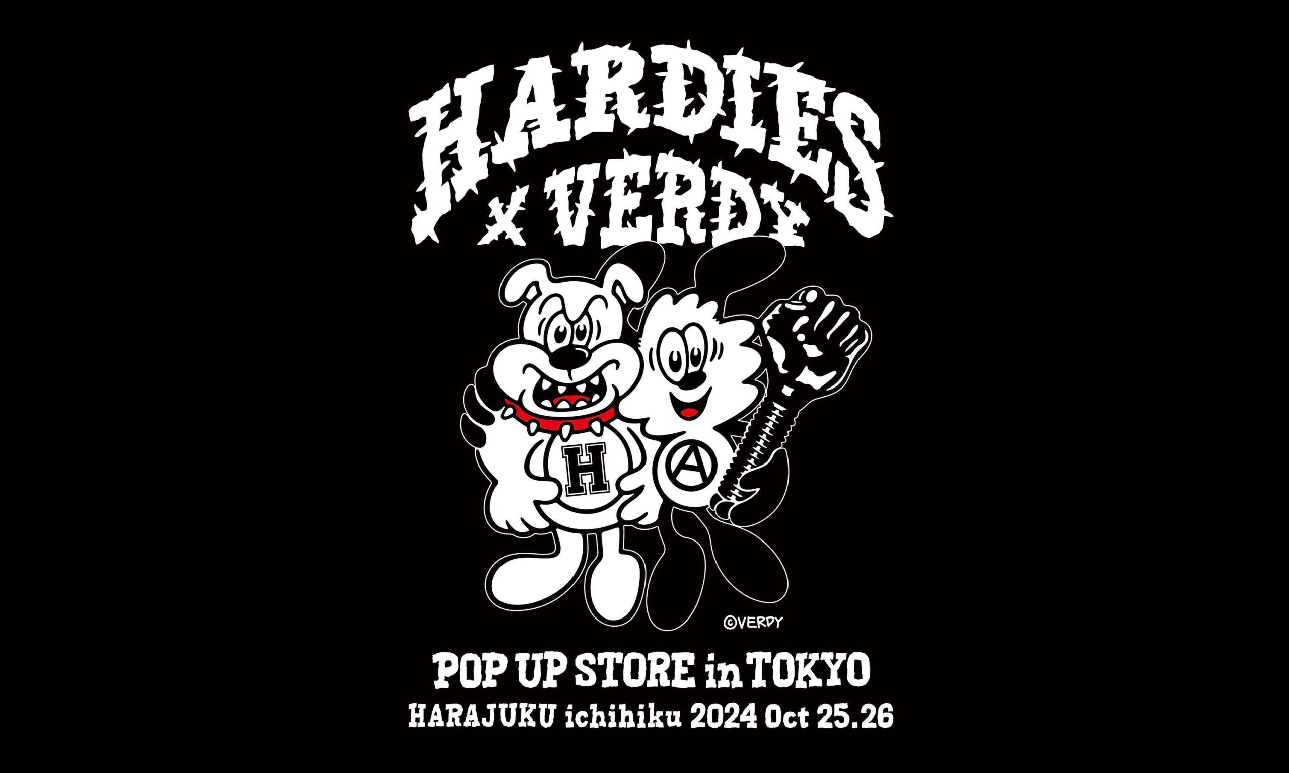 Verdy 将与 Hardies Hardware 在涩谷举办 Pop Up 活动