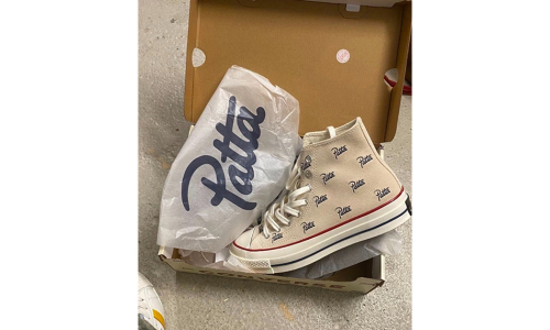 抢先预览 Patta x CONVERSE Chuck 70 HI「Logo」合作鞋款