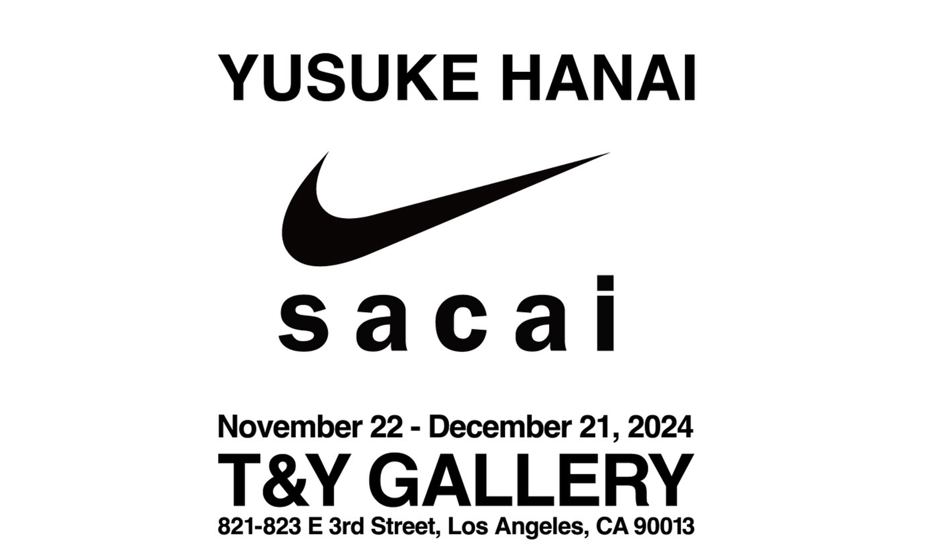 sacai 联手 Nike、花井佑介，酝酿三方合作