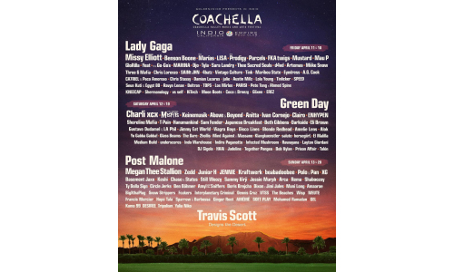 2025 Coachella 音乐节演出阵容公布