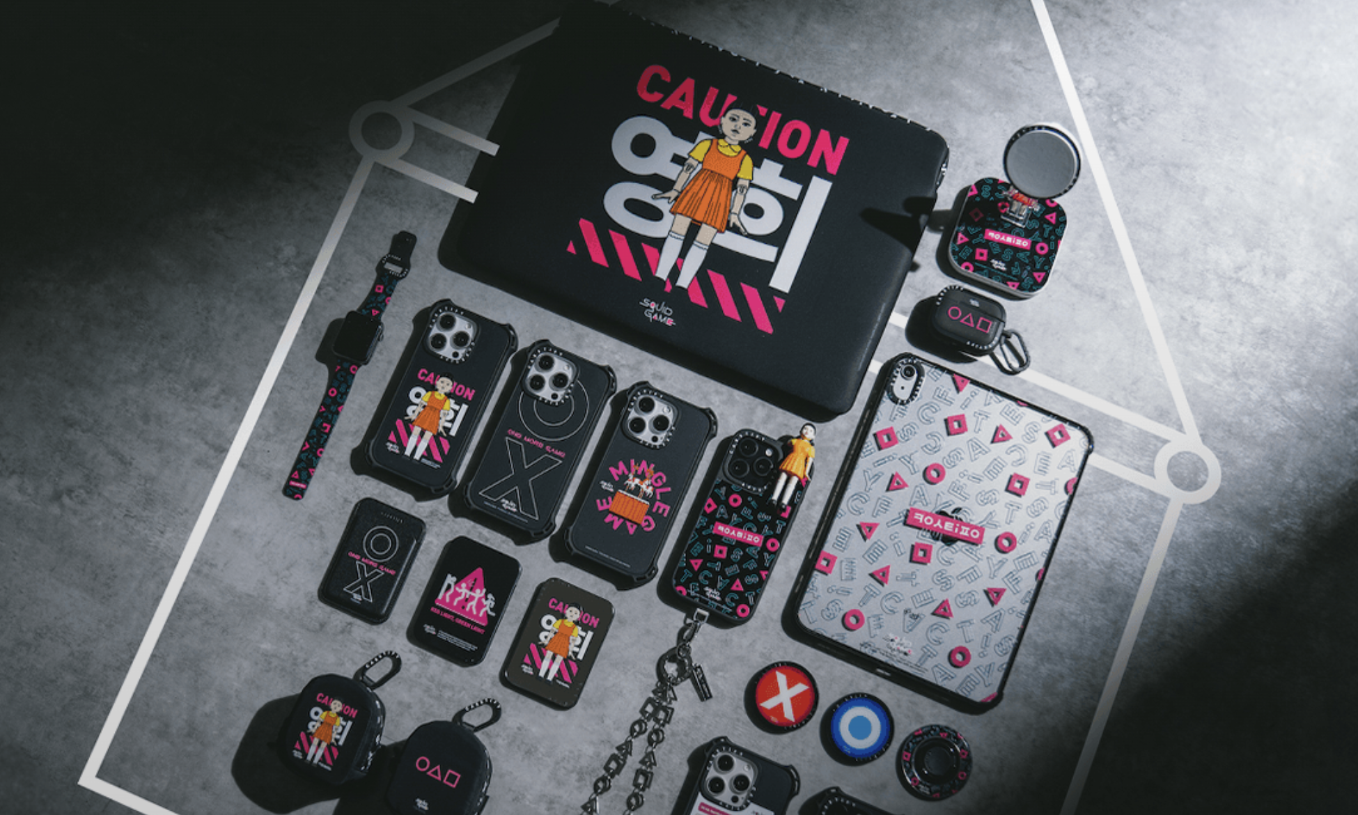 CASETiFY 打造《鱿鱼游戏》限定合作系列