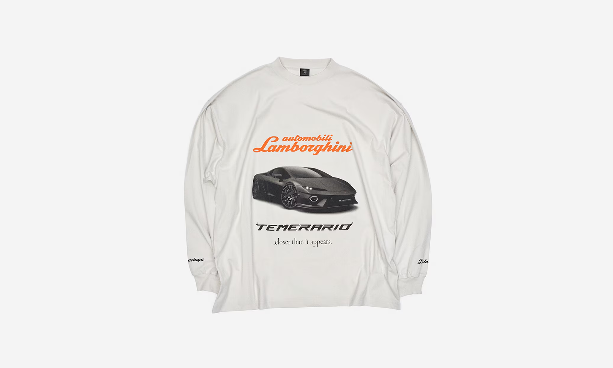 BALENCIAGA x Automobili Lamborghini 限量 T 恤正式发售