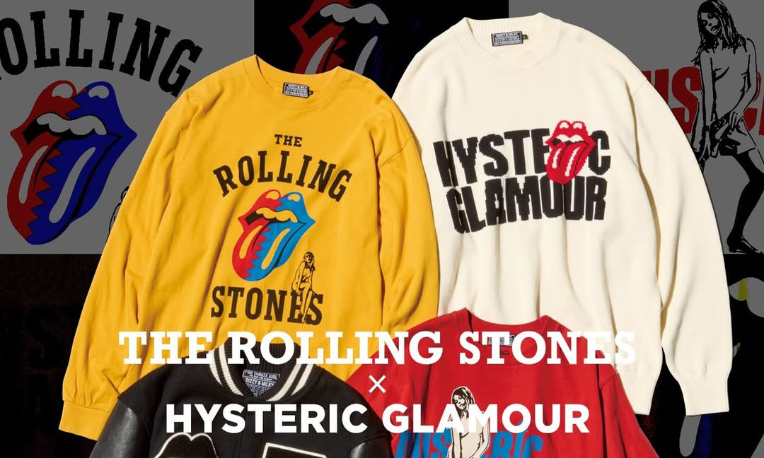 THE ROLLING STONES x HYSTERIC GLAMOUR 最新合作系列登场