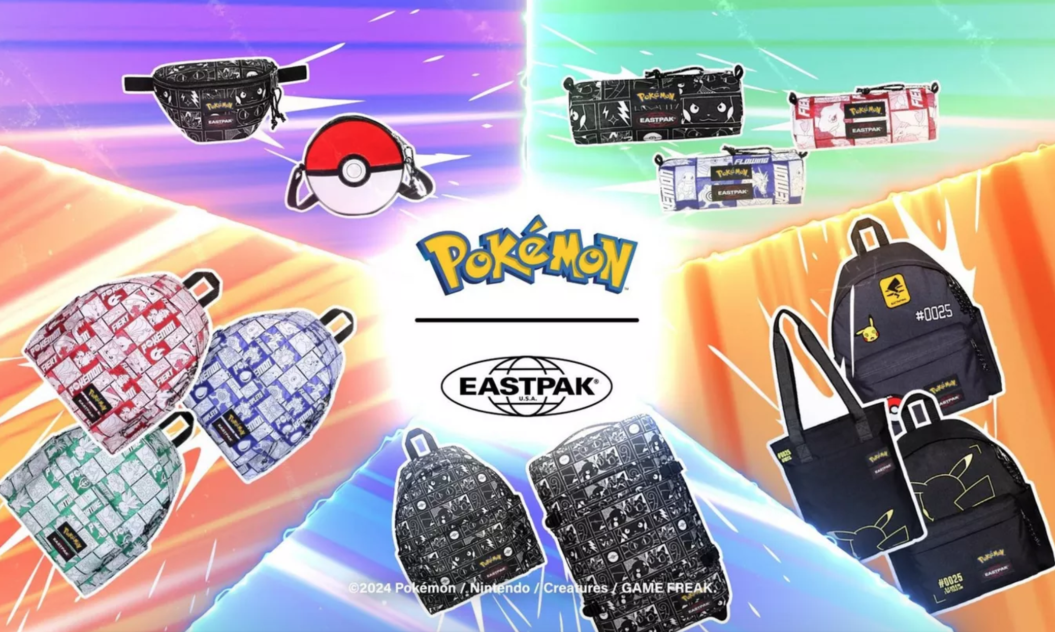 Pokémon x EASTPAK 首个合作系列发布