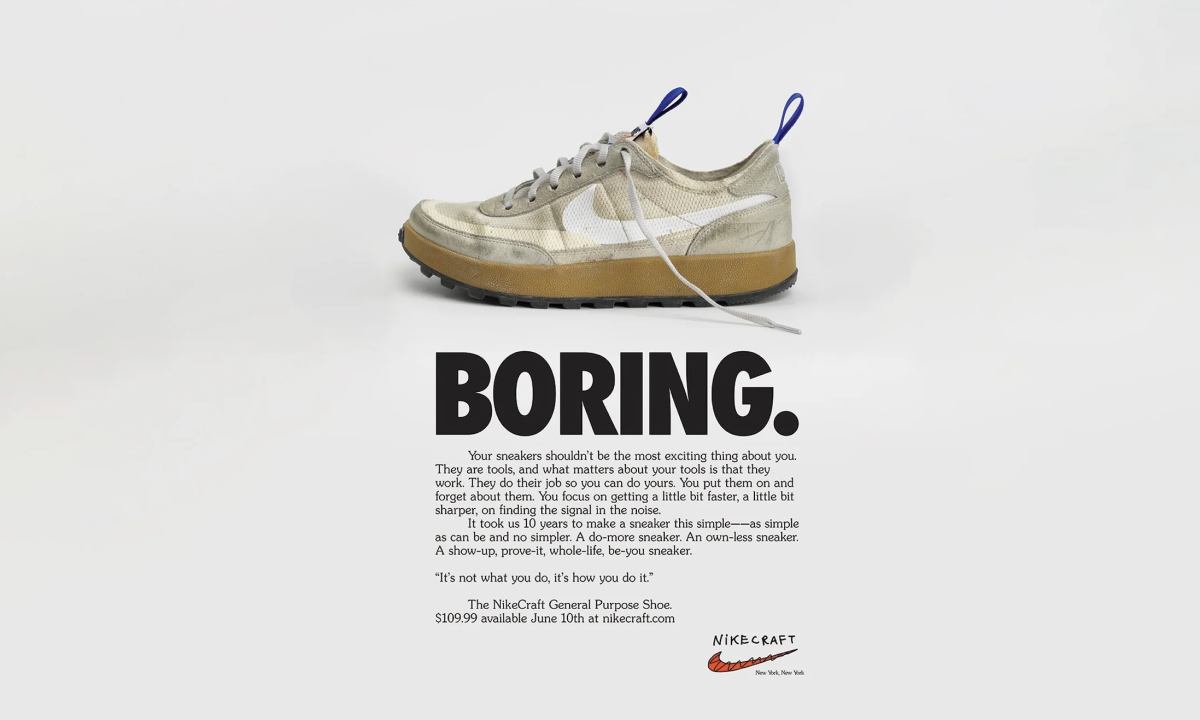 Tom Sachs x NikeCraft「General Purpose Shoe」迎来再次发售