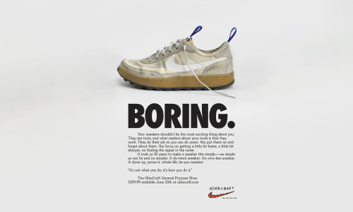 Tom Sachs x NikeCraft「General Purpose Shoe」迎来再次发售