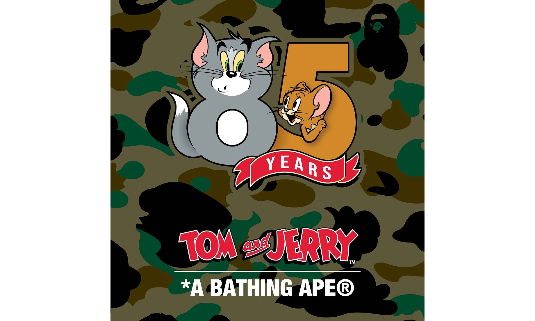 致敬 85 周年，BAPE® 与《猫和老鼠》推出合作系列