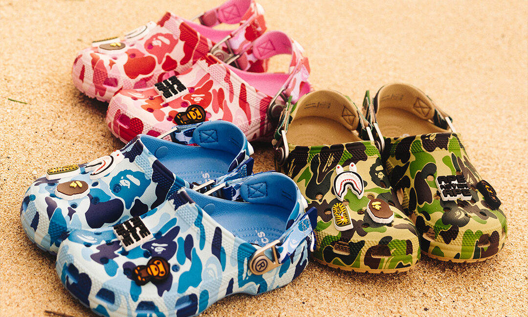 BAPE® 首度联手 Crocs 打造联名系列