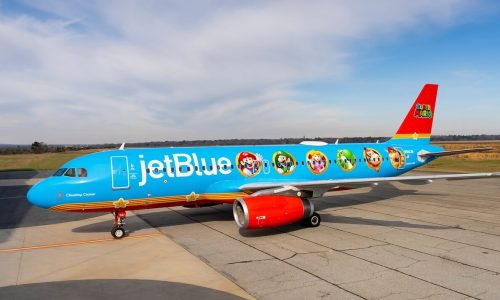 JetBlue x Nintendo 联名「Cloudtop Cruiser」飞机正式起航