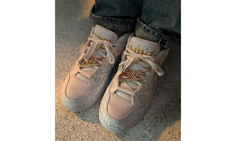 抢先预览 NIGO® x Nike Air Force 3 Low「White Croc」