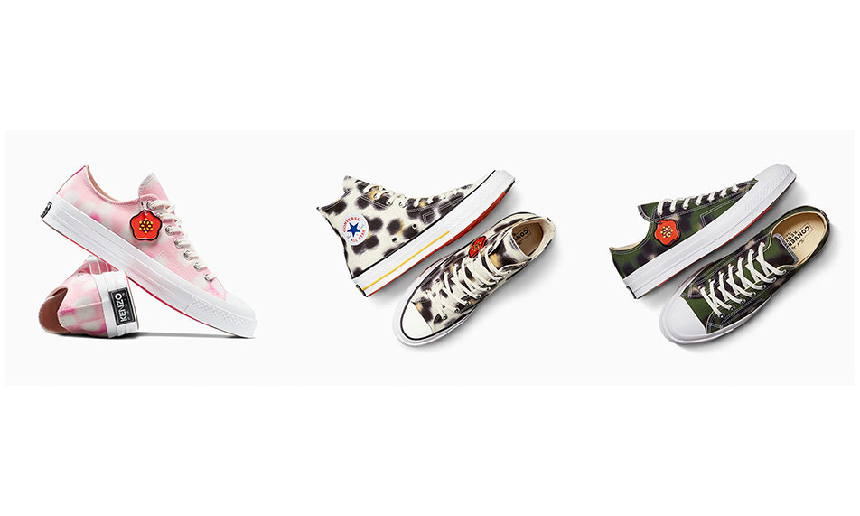 KENZO x CONVERSE 联名鞋款上线