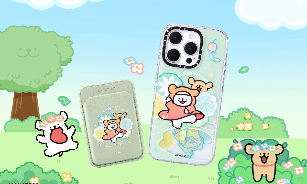 Maltese 线条小狗 x CASETiFY 艺术家合作系列夏日清爽回归