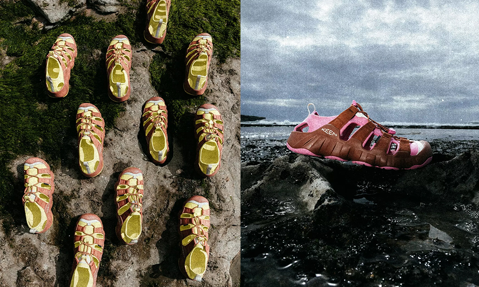 KEEN x Hiking Patrol「Hyperport H2」生态机能凉鞋发布