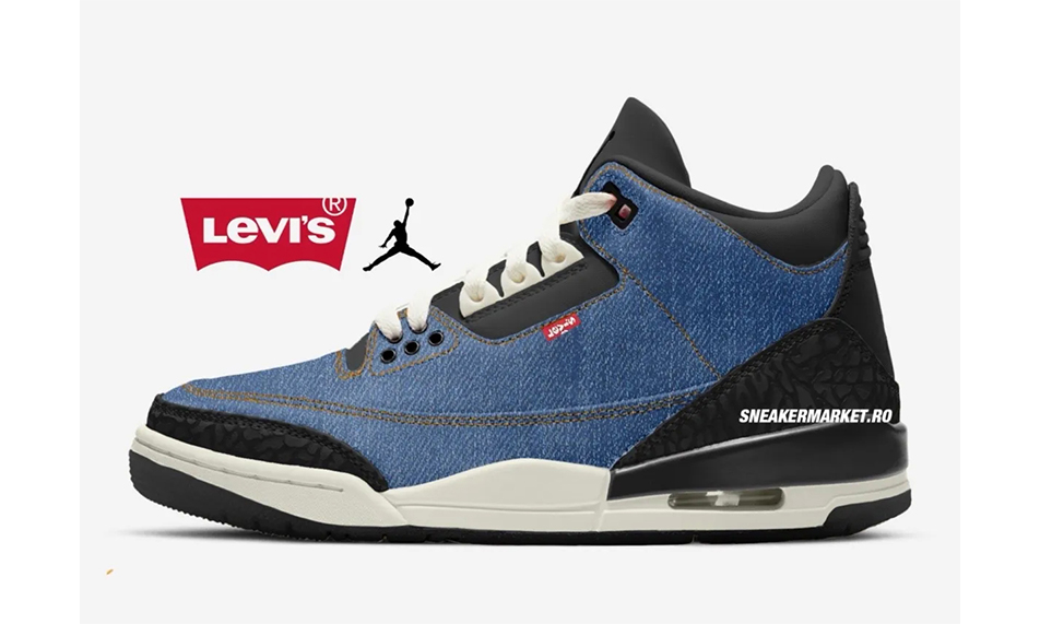 抢先预览 Levi’s® x Air Jordan III 合作鞋款