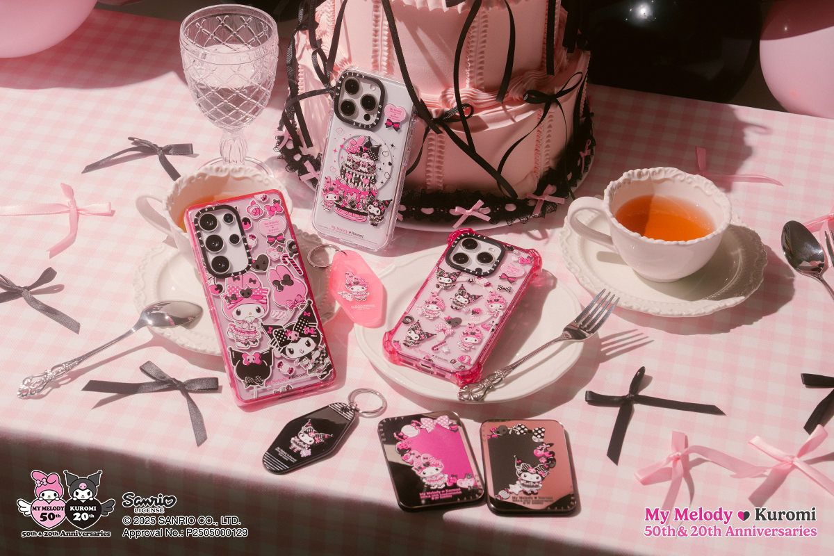 CASETiFY 携手三丽鸥家族推出美乐蒂 & 酷洛米联名系列