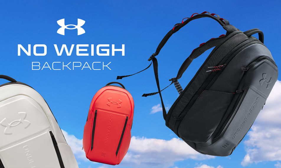 UNDER ARMOUR 安德玛全新 UA NO WEIGH 悬浮背包轻装上市