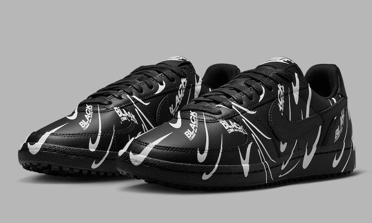 COMME des GARÇONS BLACK x Nike Field General 82 官方图预览