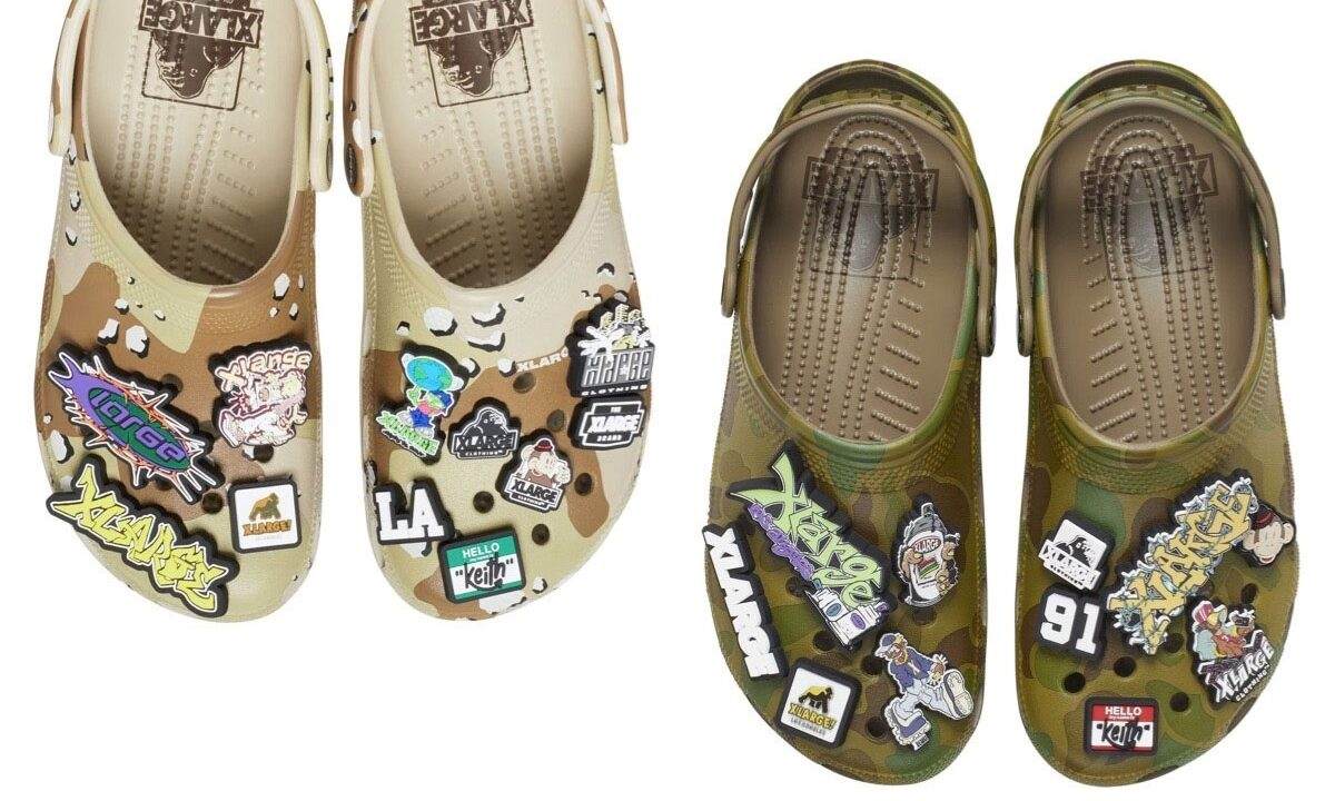 X-LARGE x Crocs Classic Clog「Brown Camo」亮相