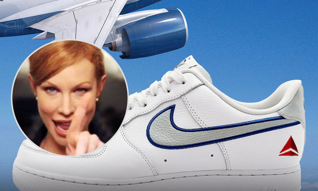 达美航空定制款 Air Force 1 曝光