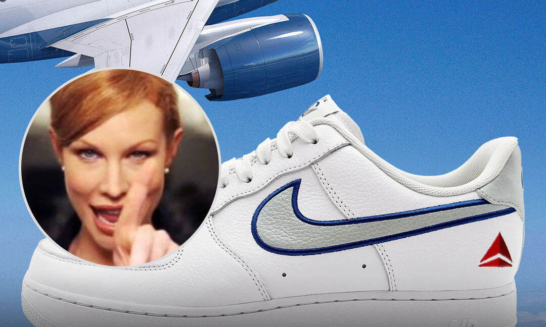 达美航空定制款 Air Force 1 曝光