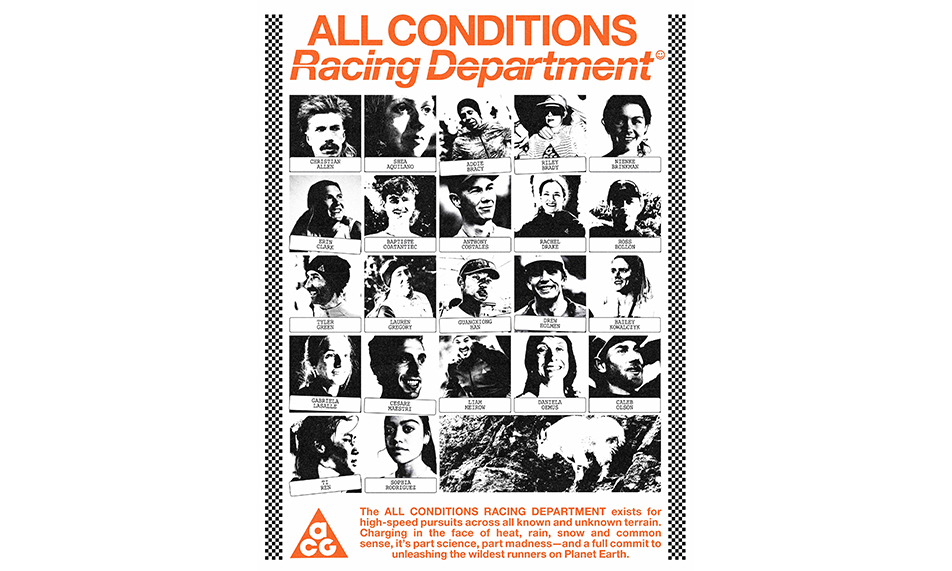 耐克 ACG 携手精英运动员推出 All Conditions Racing Department