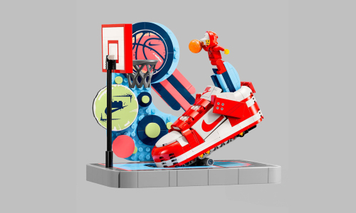 Nike 携手乐高推出全新联名积木套装