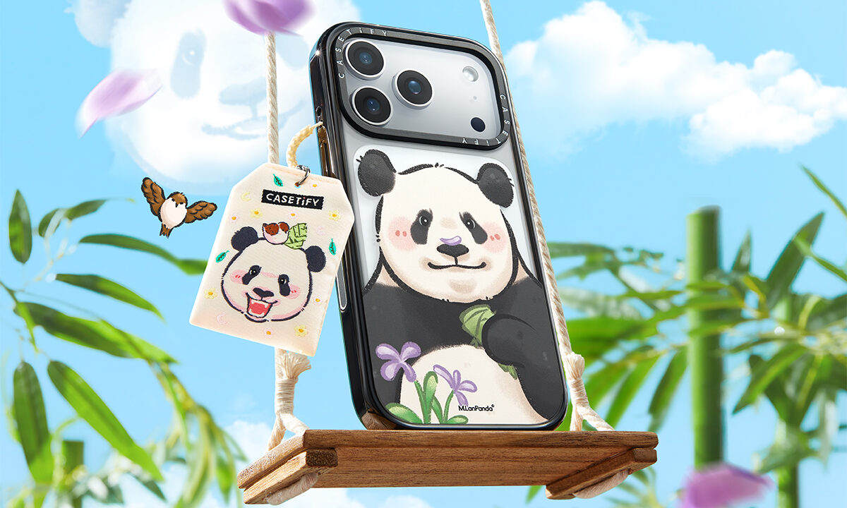 CASETiFY 首度携手人气熊猫「萌兰」推出联名系列