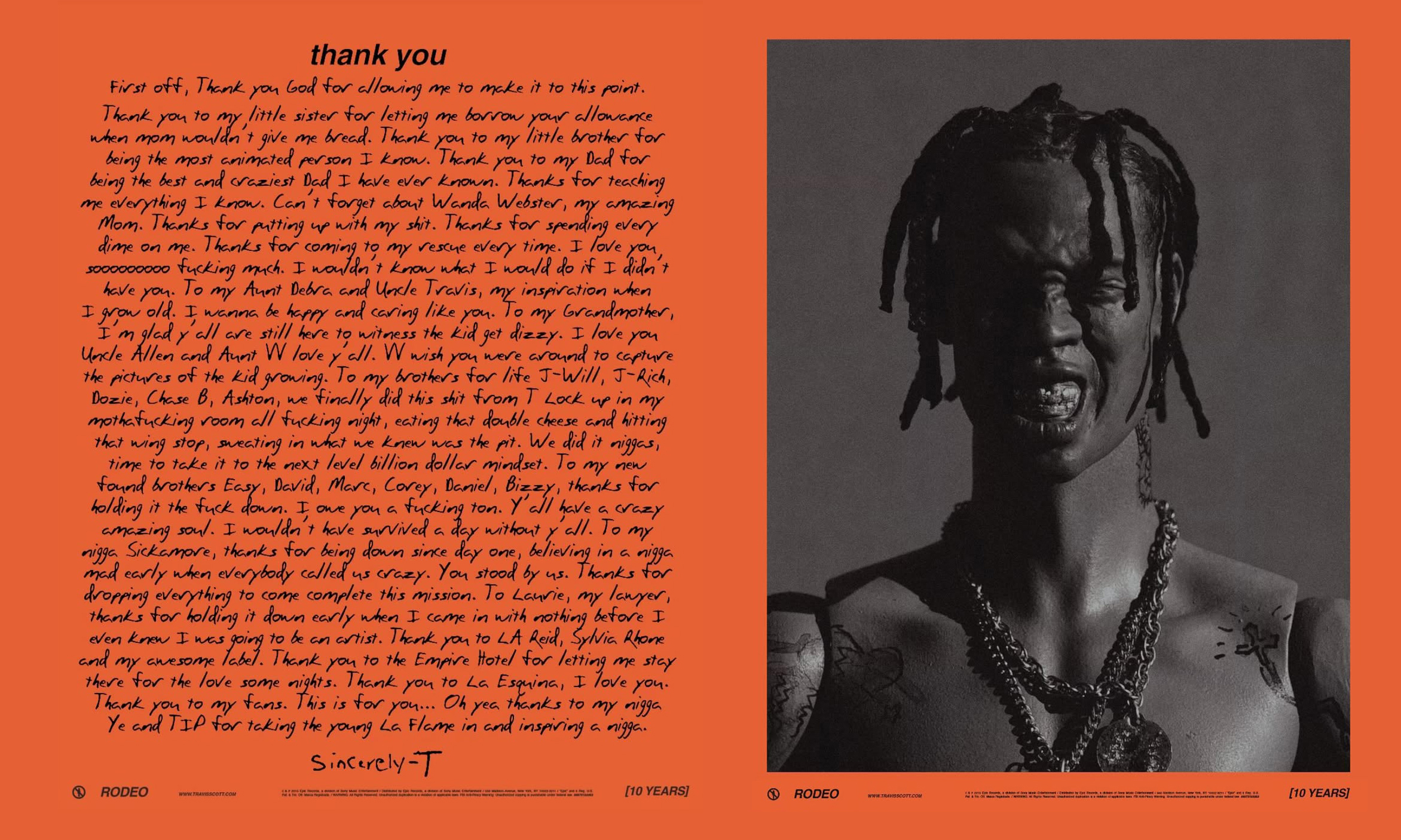 Travis Scott 专辑《RODEO》迎来十周年，官网上新大量周边