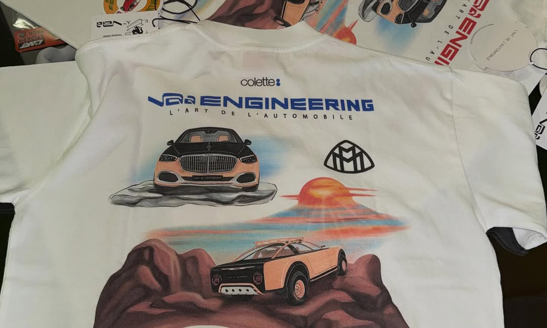 VAA x L’ART DE L’AUTOMOBILE x colette 推出三方联名 T 恤