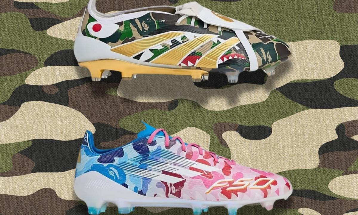 A BATHING APE® x adidas  Predator & F50 即将发售