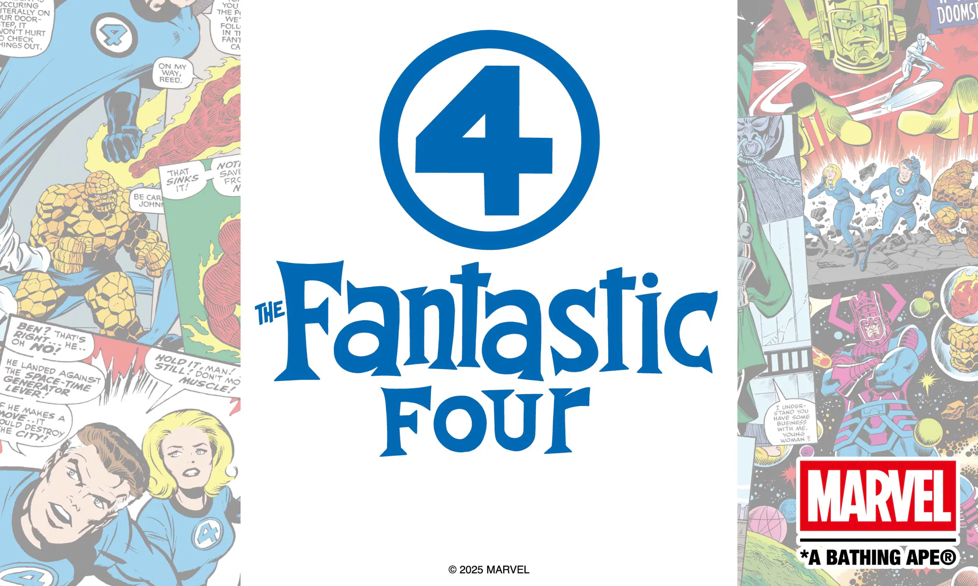 A BATHING APE® x 神奇四侠联名系列即将发售