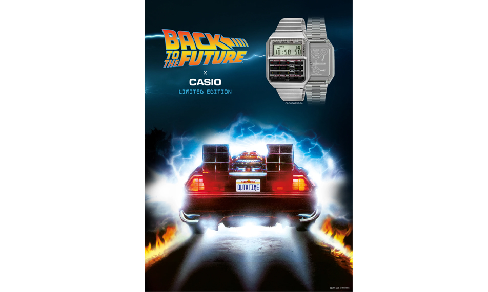 Back to the Future x CASIO 周年联名腕表推出