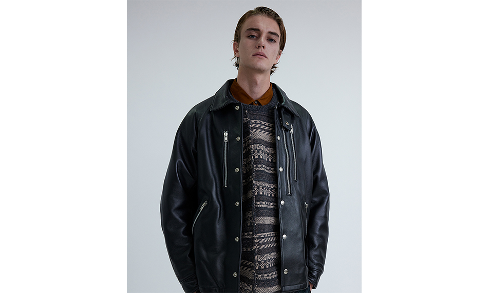 White Mountaineering x Schott 联名皮革教练夹克推出