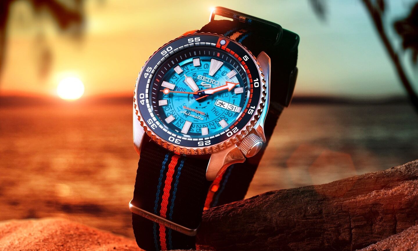 Seiko 首次携手 Bamford 推出限量版 Seiko 5 Sports 腕表