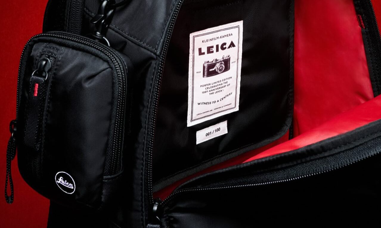 Leica x PORTER 推出纪念限定相机背包套装