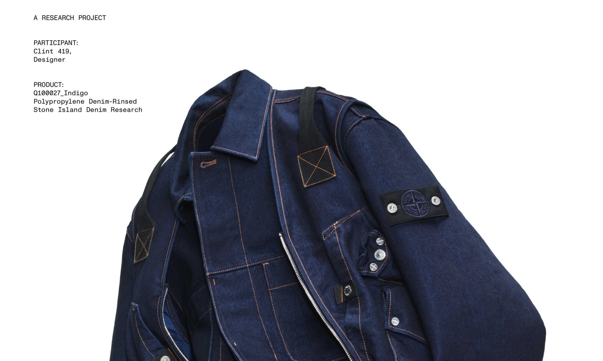 Stone Island 发布「Stone Island Denim Research 丹宁面料研究系列」