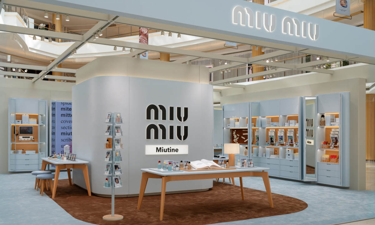 Miu Miu 于上海打造限时空间，揭启全新 Miutine 缪斯香水