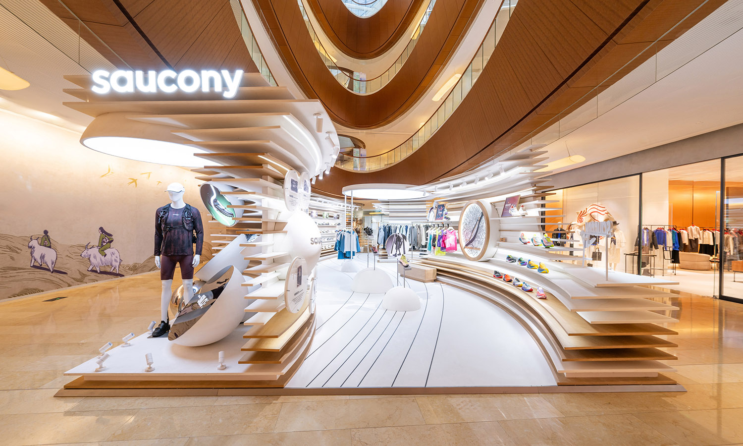 溯源溪境，Saucony 索康尼广州快闪空间盛大启幕