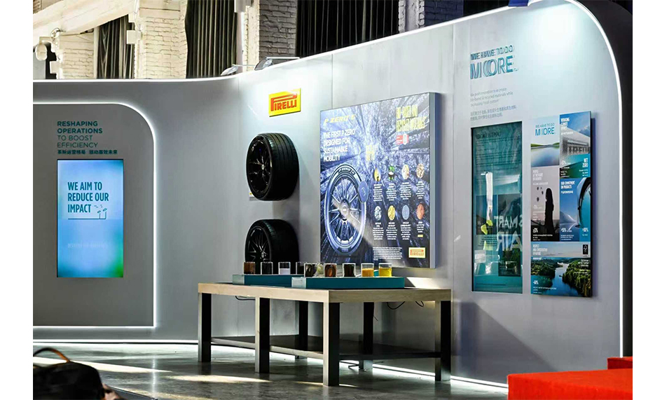 倍耐力参展 2025 年意大利品牌设计展上海站，充分展示可持续创新成果